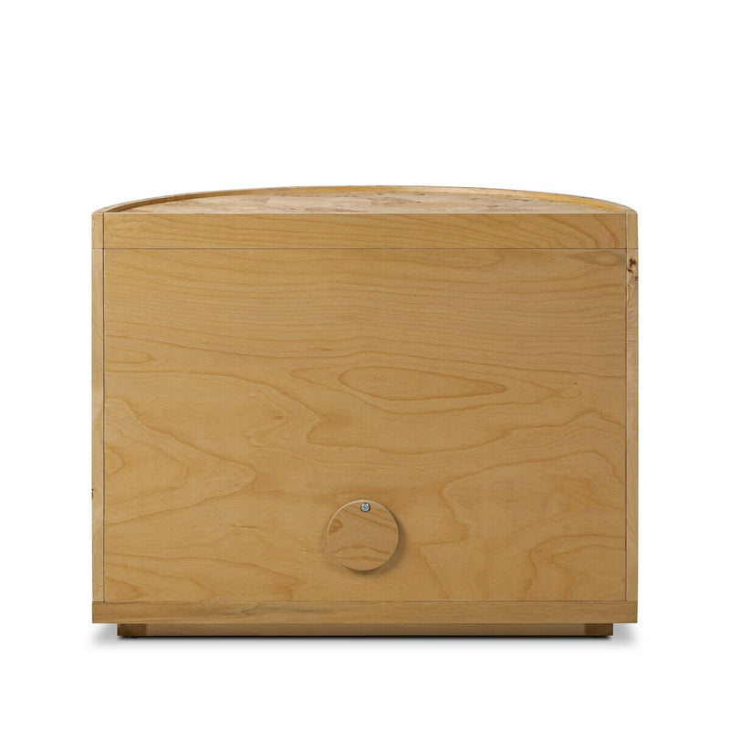 Ashton Nightstand - Natural Poplar Burl