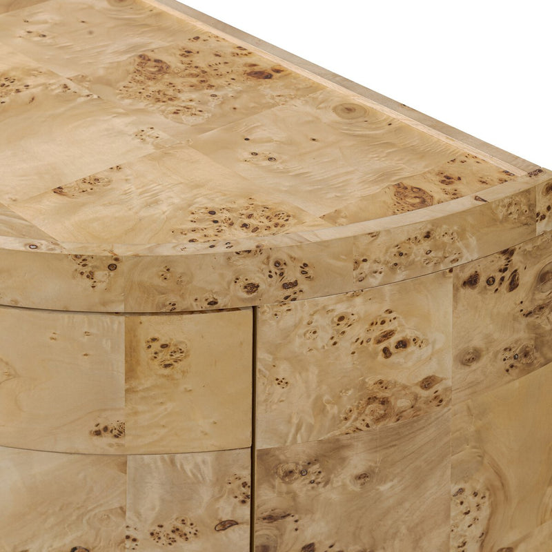 Ashton Nightstand - Natural Poplar Burl