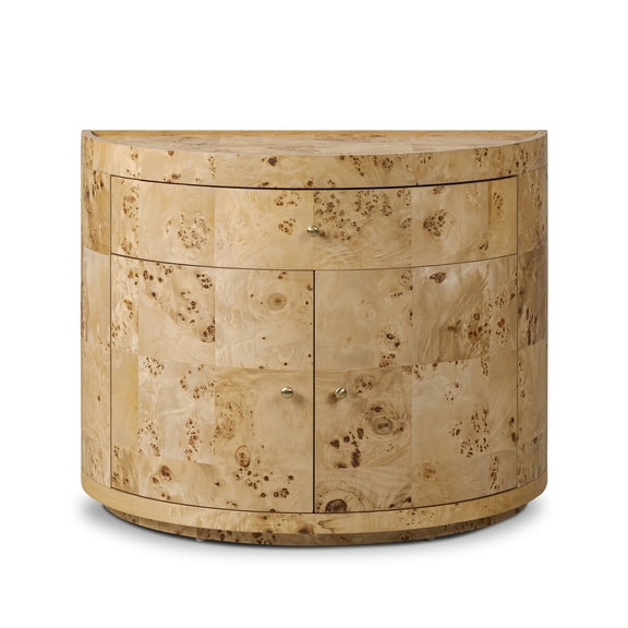 Ashton Nightstand - Natural Poplar Burl