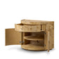 Ashton Nightstand - Natural Poplar Burl