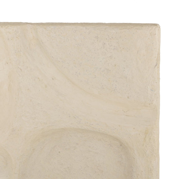 Organic Relief Sculpture Set - Natural Paper Mache