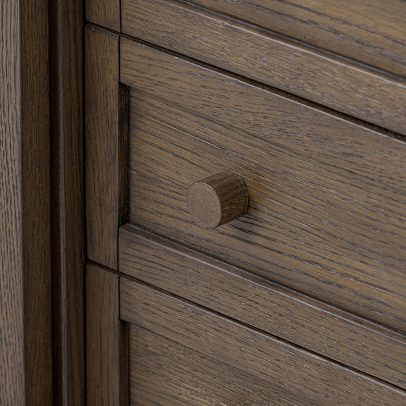 Miko Media Console - Fawn Oak Veneer