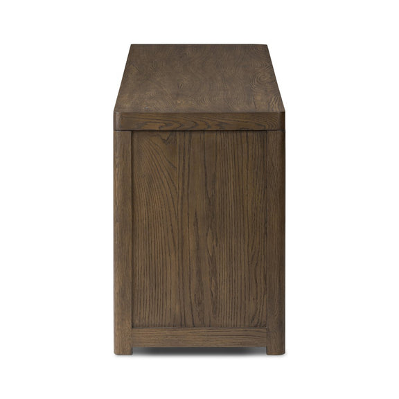 Miko Media Console - Fawn Oak Veneer