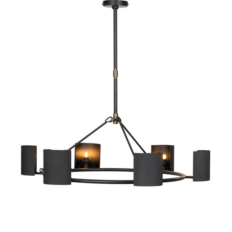 Maurice Chandelier - Antiqued Iron
