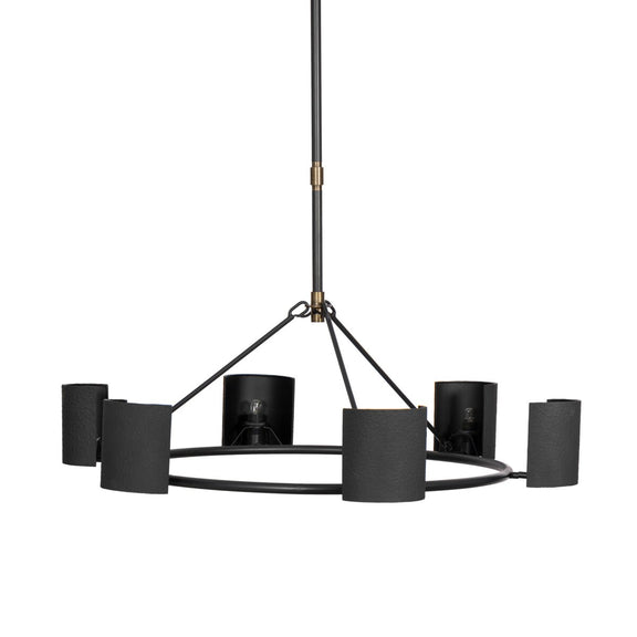 Maurice Chandelier - Antiqued Iron