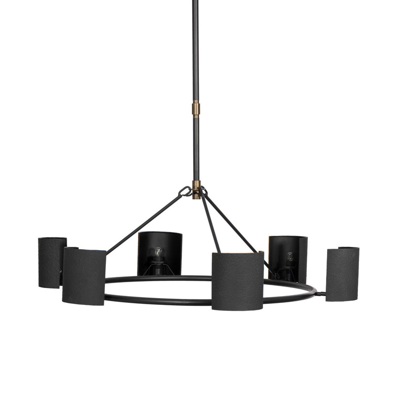 Maurice Chandelier - Antiqued Iron