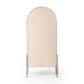 Tolle Bookcase - Rustic White Solid