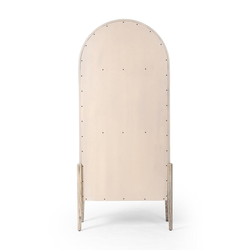 Tolle Bookcase - Rustic White Solid