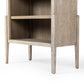 Tolle Bookcase - Rustic White Solid