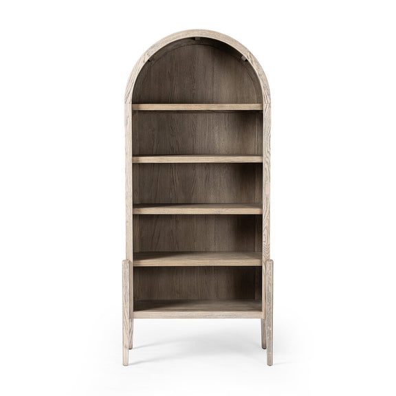 Tolle Bookcase - Rustic White Solid