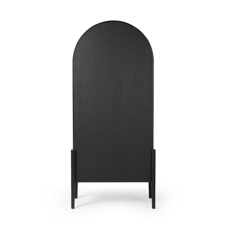 Tolle Bookcase - Drifted Matte Black & Oak Shelves
