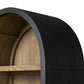 Tolle Bookcase - Drifted Matte Black & Oak Shelves