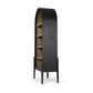 Tolle Bookcase - Drifted Matte Black & Oak Shelves