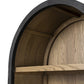 Tolle Bookcase - Drifted Matte Black & Oak Shelves