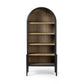 Tolle Bookcase - Drifted Matte Black & Oak Shelves