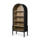 Tolle Bookcase - Drifted Matte Black & Oak Shelves
