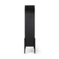 Tolle Bookcase - Drifted Matte Black & Oak Shelves