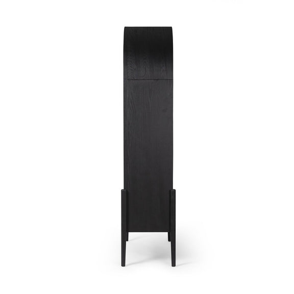 Tolle Bookcase - Drifted Matte Black & Oak Shelves