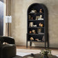 Tolle Bookcase - Drifted Matte Black & Black Shelves