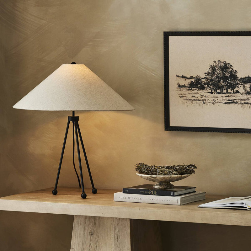 Waldorf Table Lamp - Matte Black
