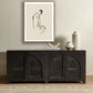 Sad Moments II by Coup d'Esprit - Rustic Walnut
