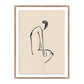 Sad Moments II by Coup d'Esprit - Rustic Walnut