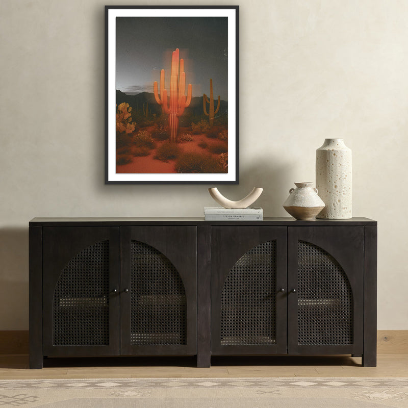 Glowing Saguaro by Coup d'Esprit — Black 2.5 Maple