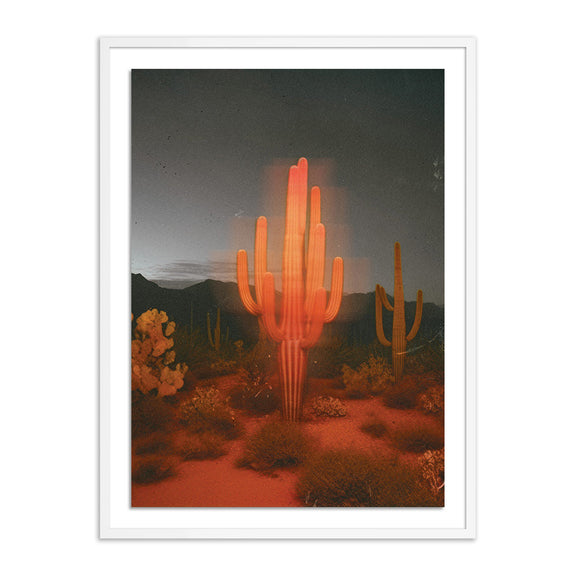 Glowing Saguaro by Coup d'Esprit — White 1.5 Maple