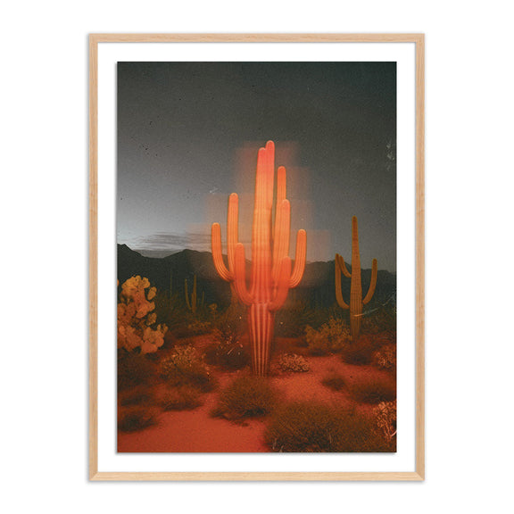 Glowing Saguaro by Coup d'Esprit — Vertical Grain 2.5 White Oak