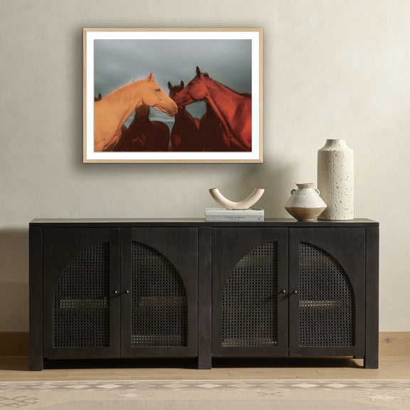 Sunset Horses by Coup d'Esprit - White Oak