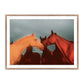 Sunset Horses by Coup d'Esprit - Rustic Walnut