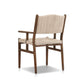 Herrin Outdoor Dining Armchair - Stained Saddle Brown