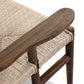 Herrin Outdoor Dining Armchair - Stained Saddle Brown