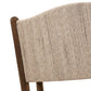 Herrin Outdoor Dining Armchair - Stained Saddle Brown