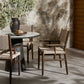 Herrin Outdoor Dining Armchair - Stained Saddle Brown