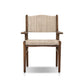 Herrin Outdoor Dining Armchair - Stained Saddle Brown