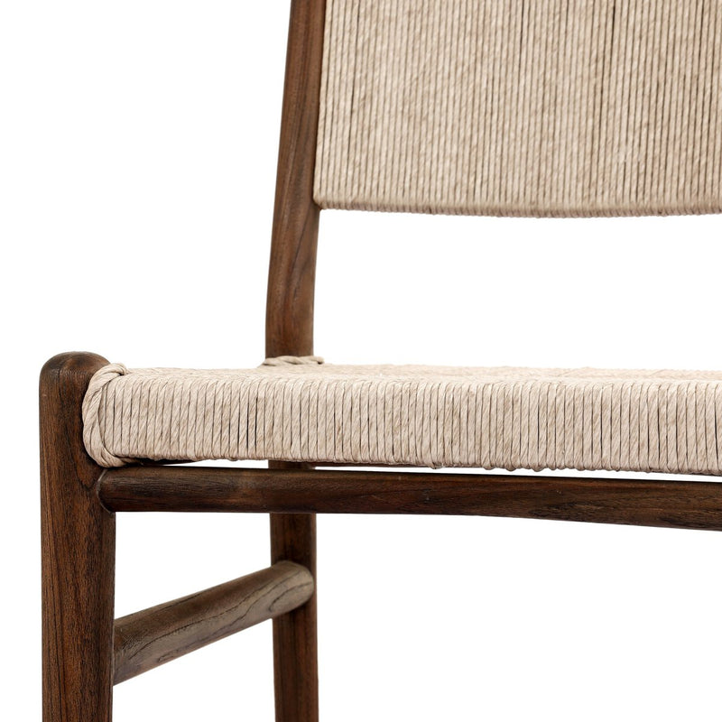 Herrin Outdoor Dining Chair - Stained Saddle Brown