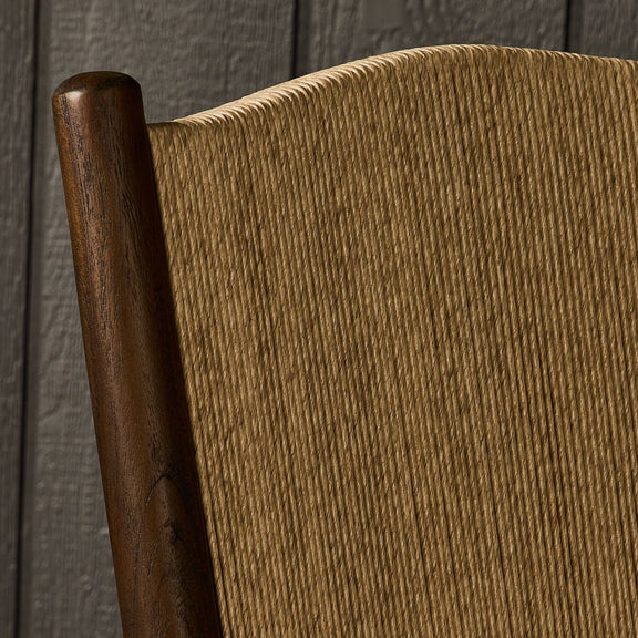 Herrin Outdoor Dining Chair - Stained Saddle Brown