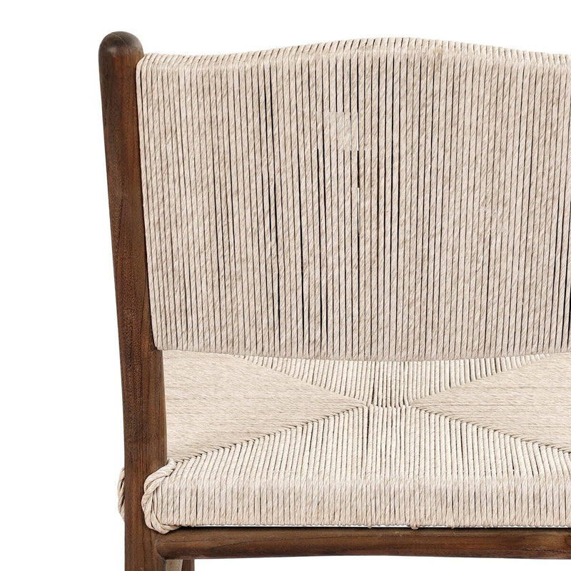 Herrin Outdoor Dining Chair - Stained Saddle Brown