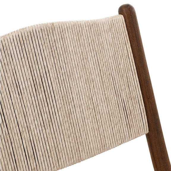 Herrin Outdoor Dining Chair - Stained Saddle Brown