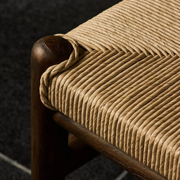 Herrin Outdoor Dining Chair - Stained Saddle Brown