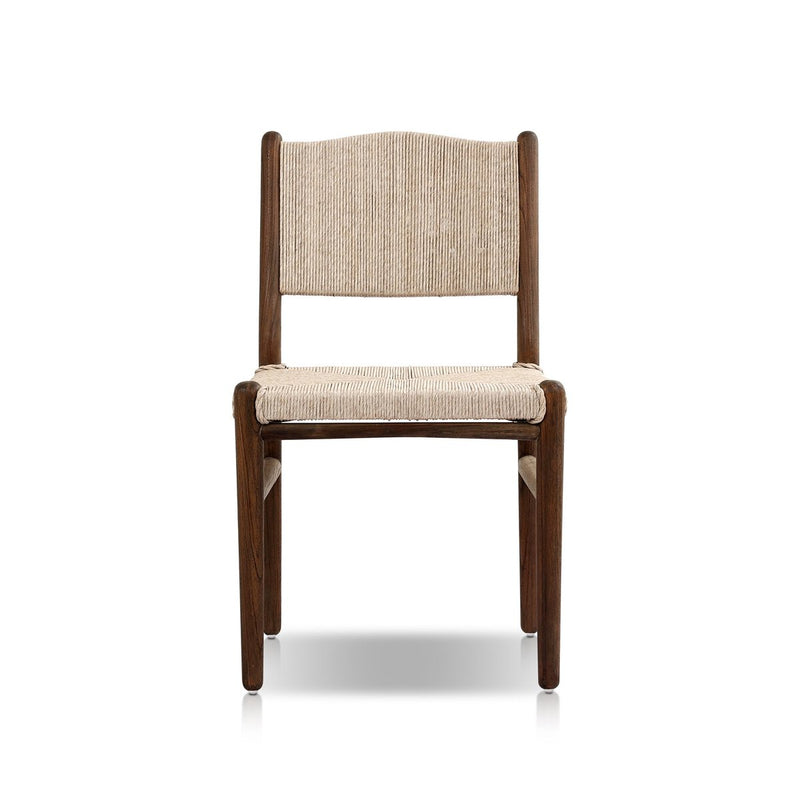 Herrin Outdoor Dining Chair - Stained Saddle Brown