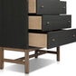 Fiona Tall Dresser - Black Raffia