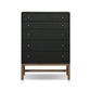 Fiona Tall Dresser - Black Raffia