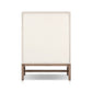 Fiona Tall Dresser - Ivory Painted Raffia