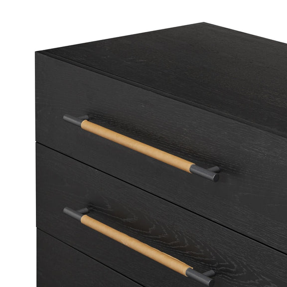 Rosedale 8 Drawer Dresser - Ebony Oak Veneer