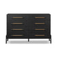Rosedale 8 Drawer Dresser - Ebony Oak Veneer