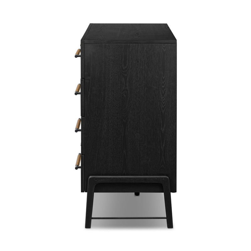 Rosedale 8 Drawer Dresser - Ebony Oak Veneer