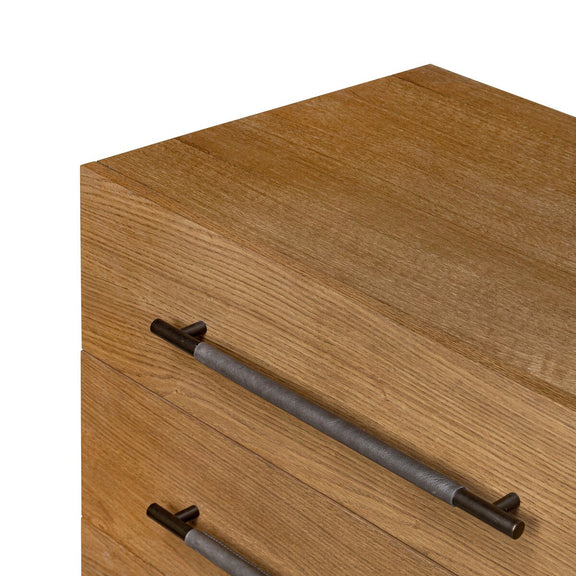 Rosedale 8 Drawer Dresser - Amber Oak Veneer