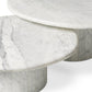 Stuart Nesting Coffee Table Set - White Calacatta Marble
